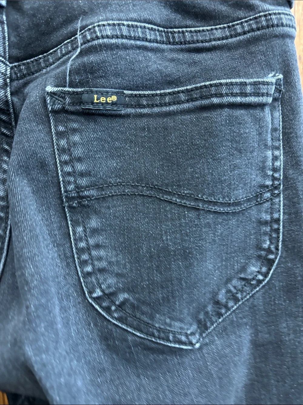 Lee Slim Stretch Jeans in Washed Black